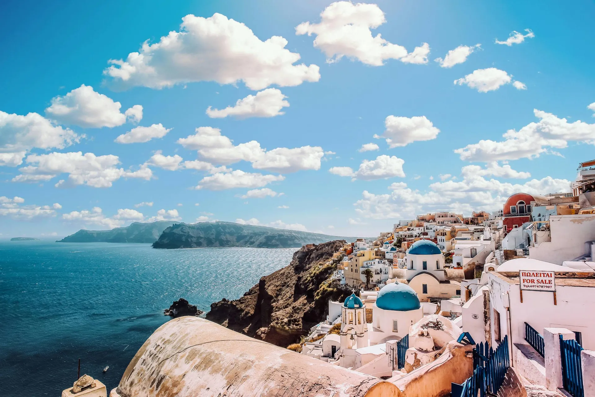 Santorini caldera